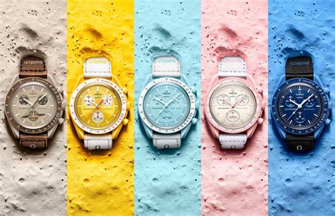 omega moon watch colors